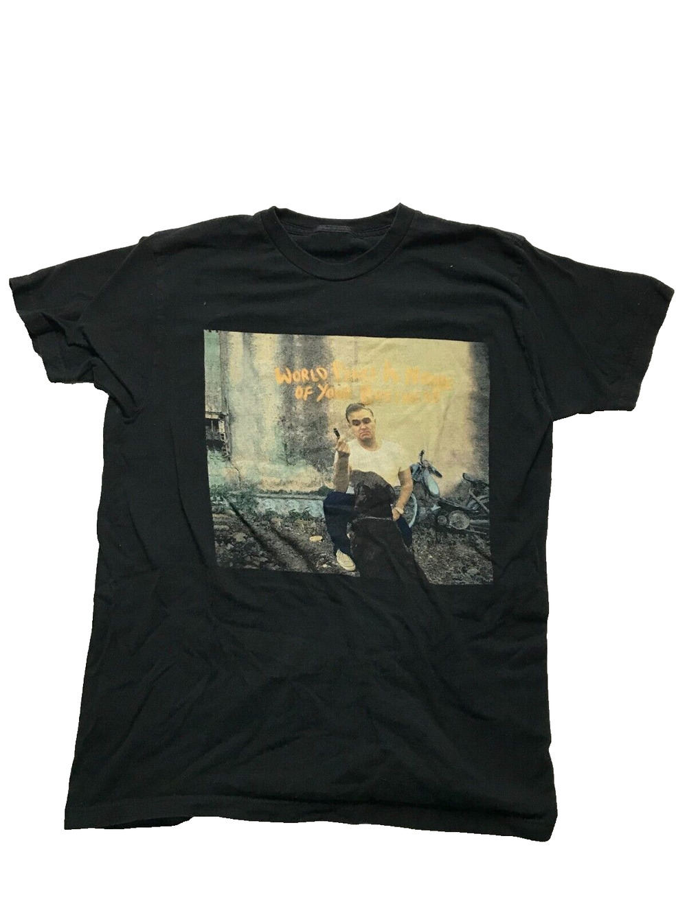 Morrissey World Peace Is None Of Your Business Tour T Shirt S